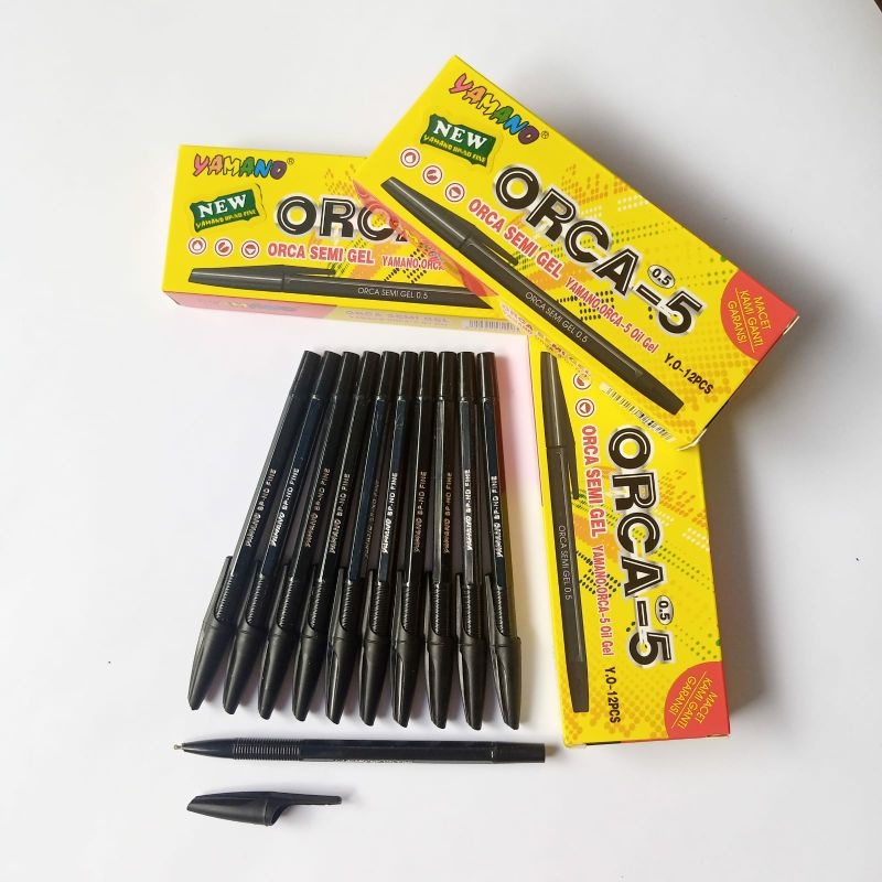 

PULPEN YAMANO ORCA-5 (12PCS) WARNA HITAM
