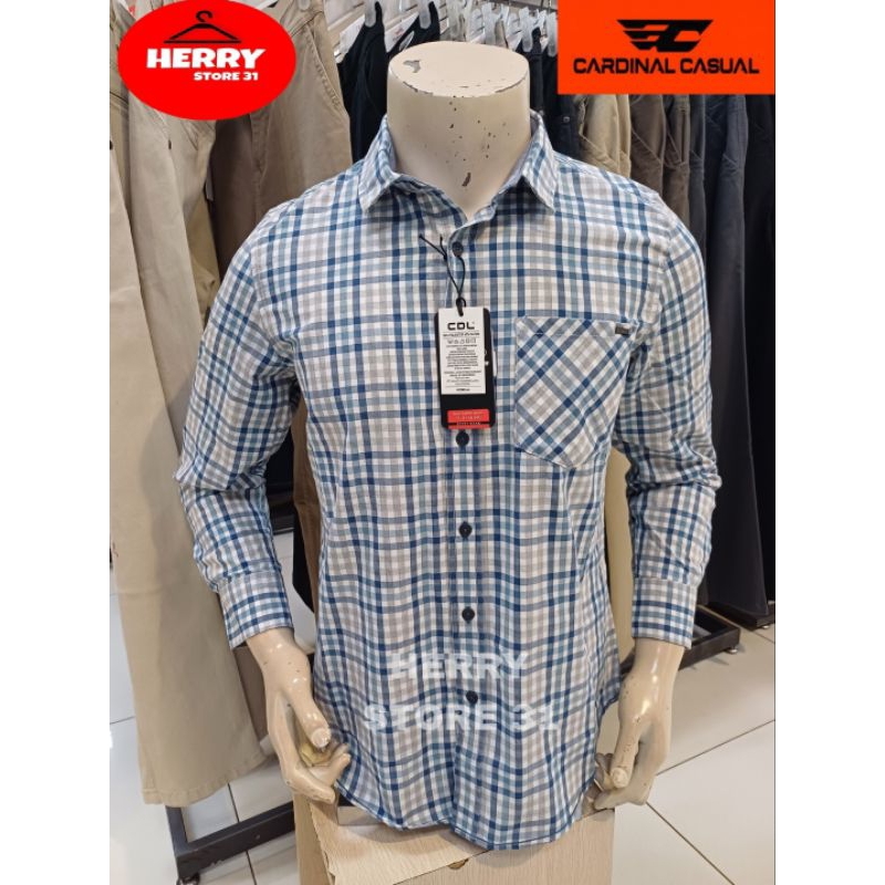 KEMEJA CARDINAL CDL CASUAL SLIMFIT PREMIUM
