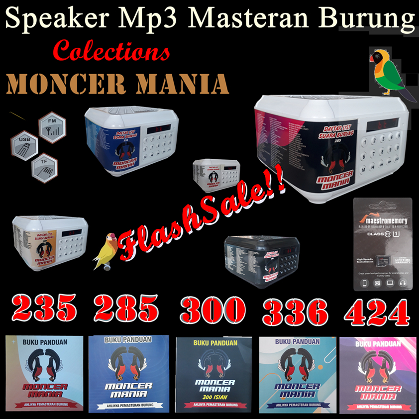TermurahSpeaker Burung Speaker Mp3 Masteran Burung Moncer Mania Colections all variasi suara burung 
