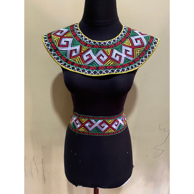 bordir lingkar dayak / aksesoris dayak