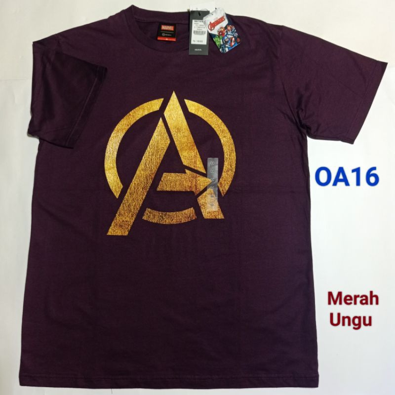 BESAR, Kaos T Shirt Cowok MARVEL Nevada Original branded matahari