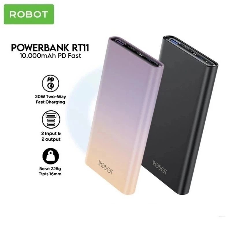 Powerbank ROBOT 10.000mAh RT11