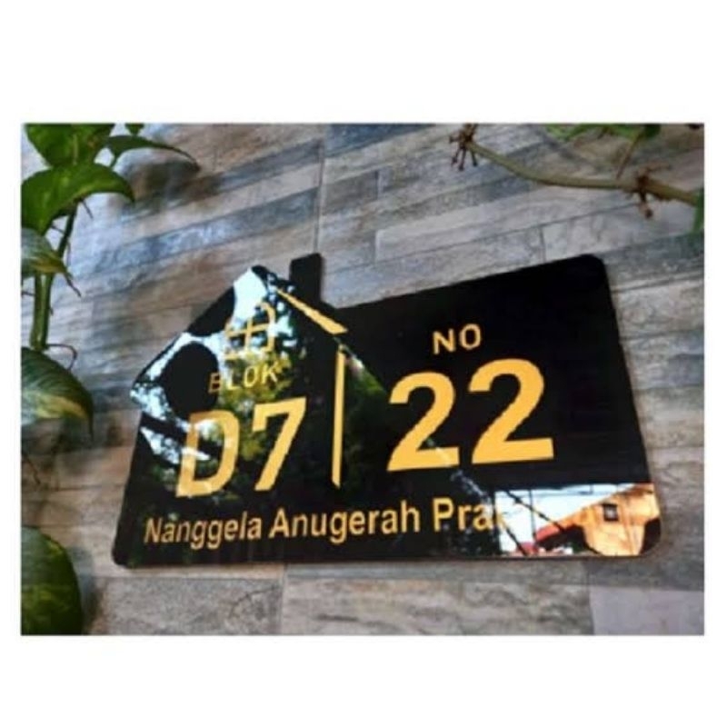 NOMOR RUMAH / NOMOR RUMAH TERMURAH / AKRILIK CUSTOM / NOMOR RUMAH MINIMALIS / SIGN BOARD MURAH / NOM