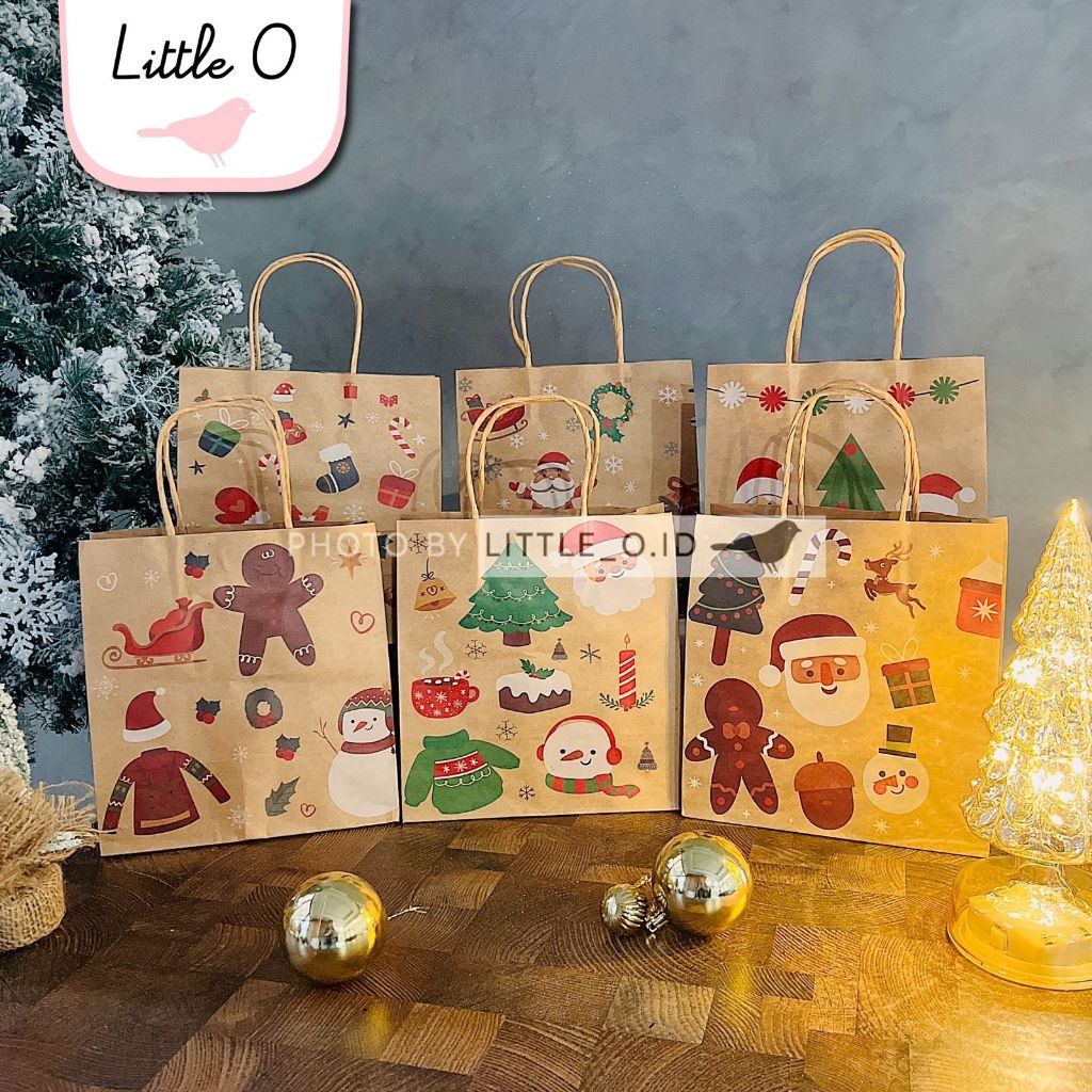 

Paperbag Craft Christmas Kantong Kertas Serbaguna Hampers