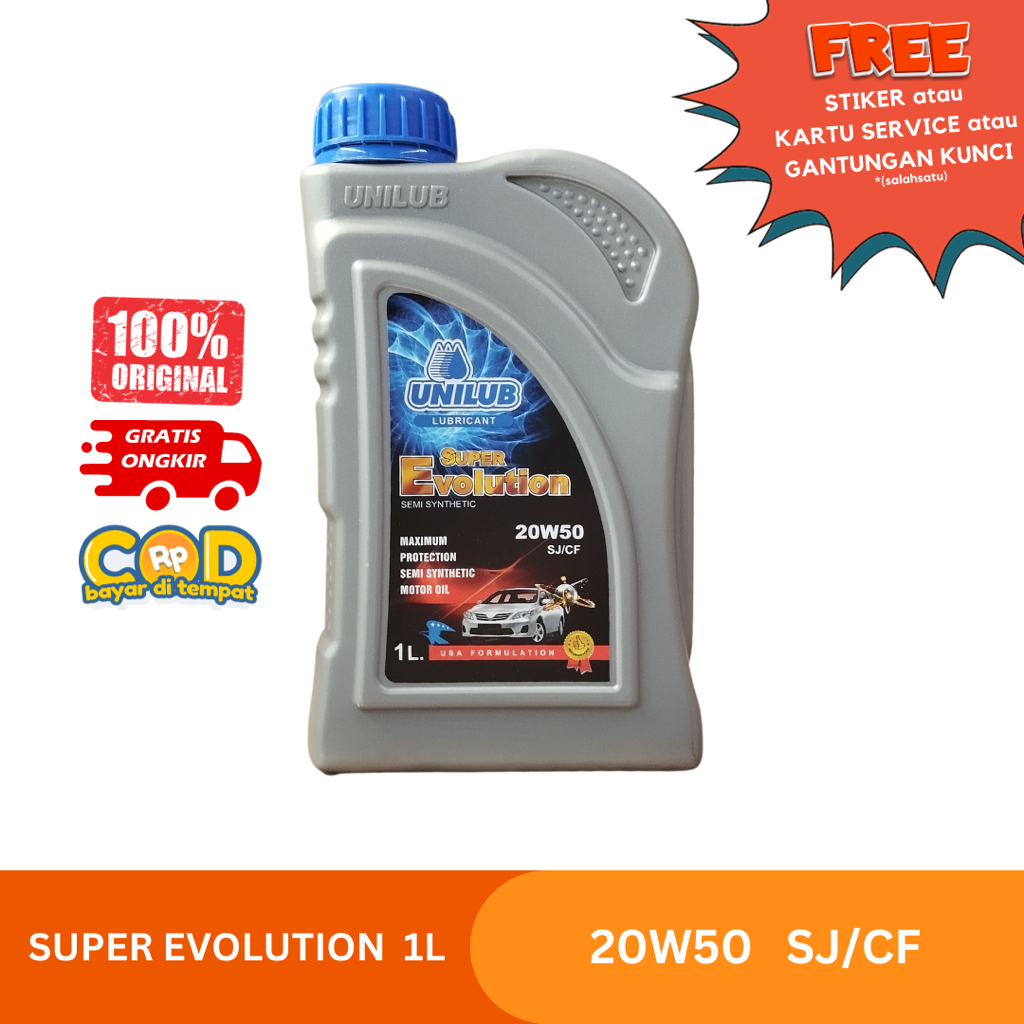 UNILUB 20W50 SJ/CF SUPER EVOLUTION 1L