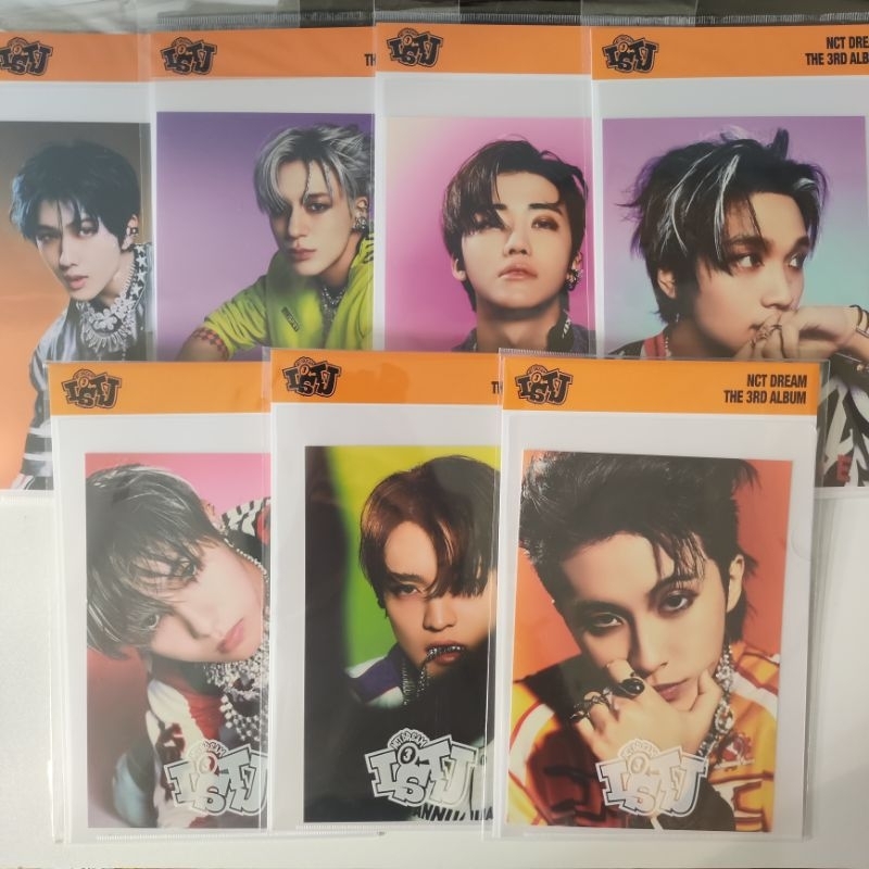 [CLEARANCE SELL] WTS POSTCARD HOLO NCT DREAM ISTJ 2ND LINE UP MD