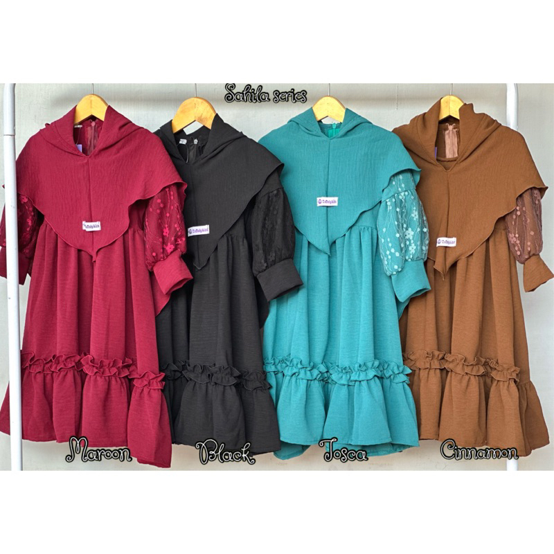 po gamis dewasa,gamis tutu-gamis pesta-gamis lebaran couple anak