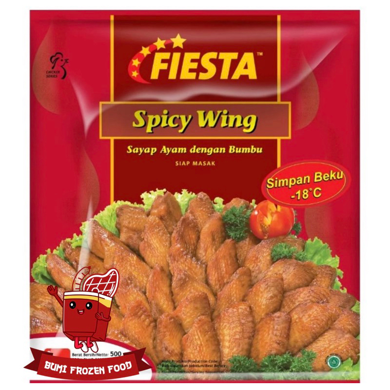 

fiesta spicy wing 500gr