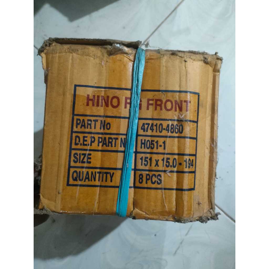 Kampas rem hino depan putih IBK HINO RG FRONT H051-1 47410-4860