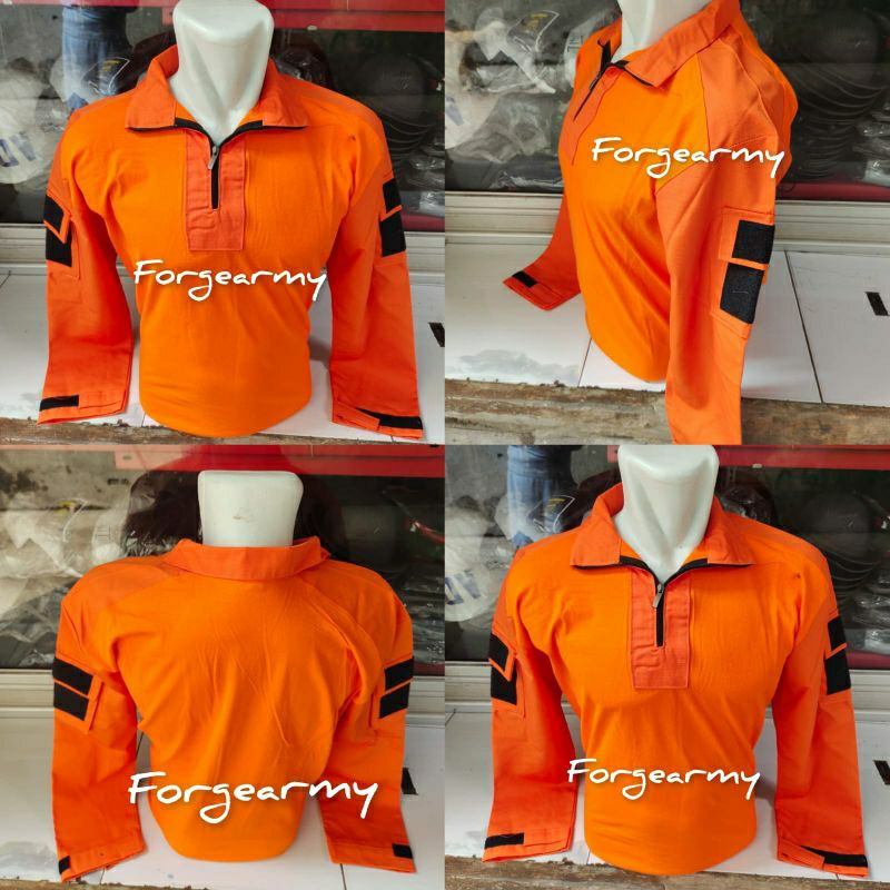 Kaos bdu tactical orange bpbd bdu full oren