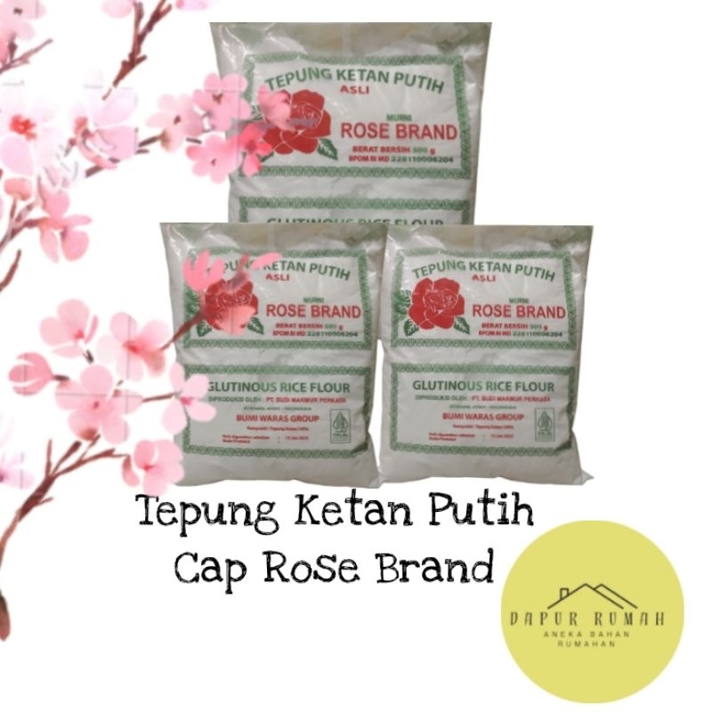 

Tepung Ketan Putih cap rosbrend 500g