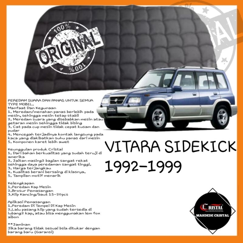 Peredam Kap Mesin Vitara Sidekick 1992-1999