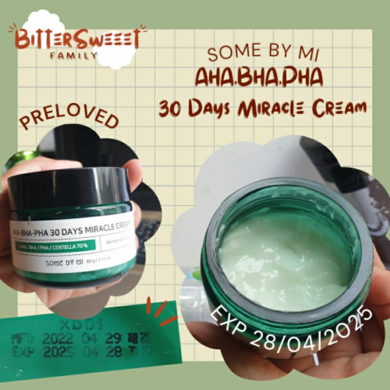 SOME BY MI AHA BHA PHA 30 Days Miracle Cream (PRELOVED) - Expired 28/04/2025