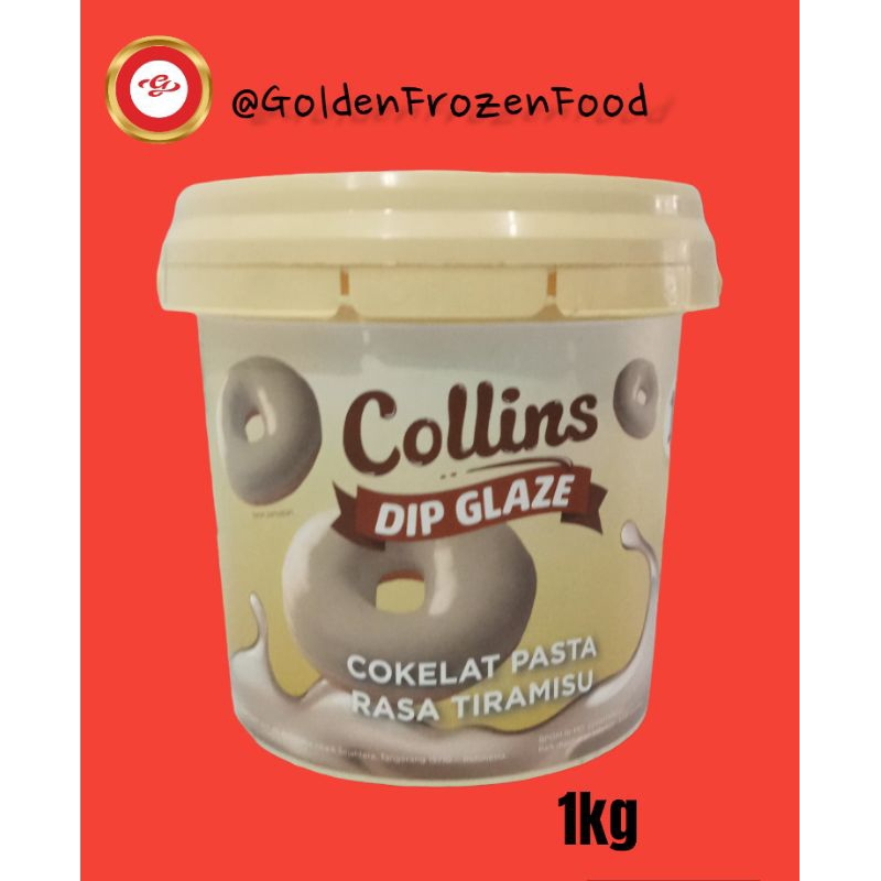 

Collins DIP GLAZE Coklat Pasta Rasa Tiramisu