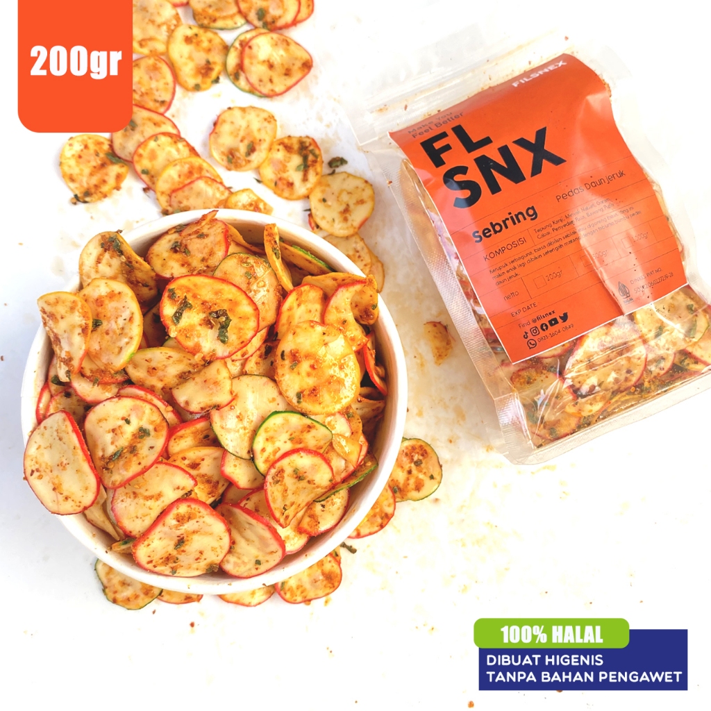 

Seblak Kering Kerupuk Bawang Camilan Pedas Gurih Daun Jeruk 200gr - Feelsnax Sebring