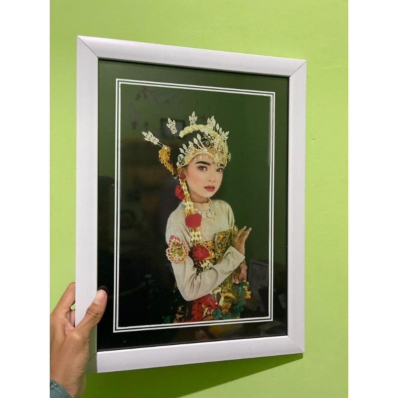 Cetak foto 10RS jumbo plus figora kaca