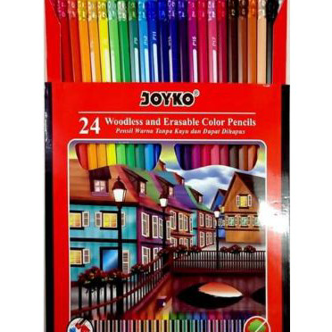 

Laris Joyko Pensil Warna 24 Color CP-115 | Joyko Pensil Warna Bisa Dihapus Dijual
