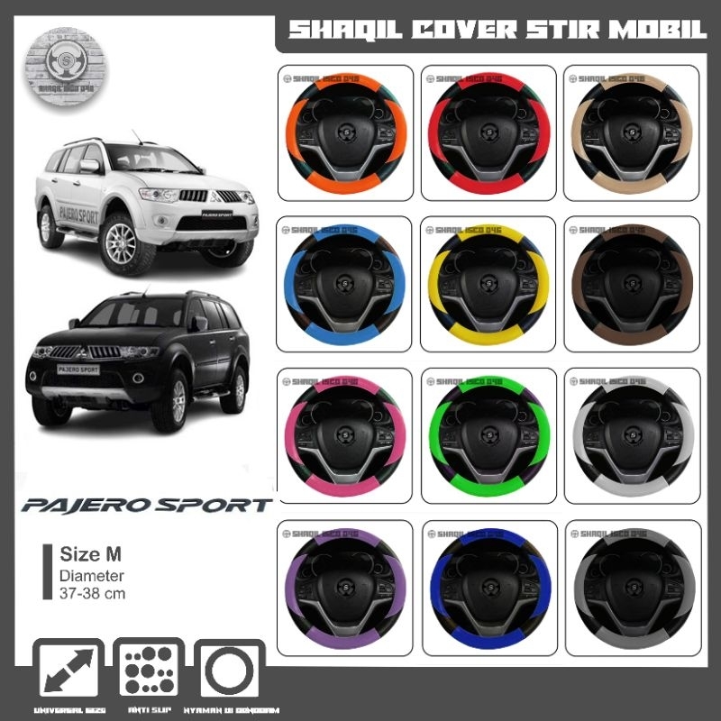 Sarung Stir Mobil Mitaubishi Pajero, Cover Stir Mobil Pajero Sarung Stir Minibus