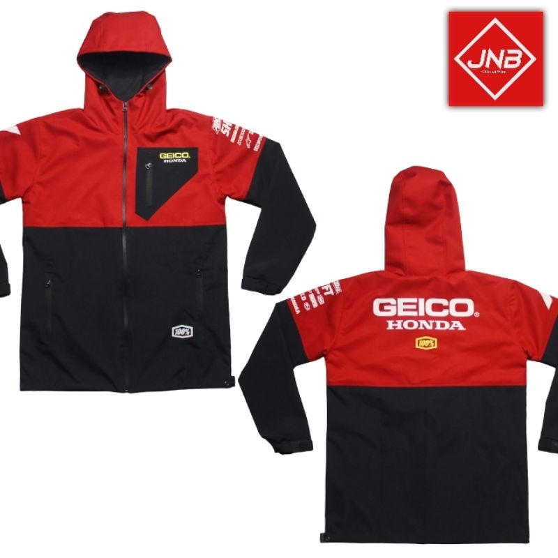 JAKET TOURING CRF - JAKET HONDA CRF - JAKET PARASUT CRF / CRF PARACHUTE JACKET , JAKET SUNMORI CRF ,