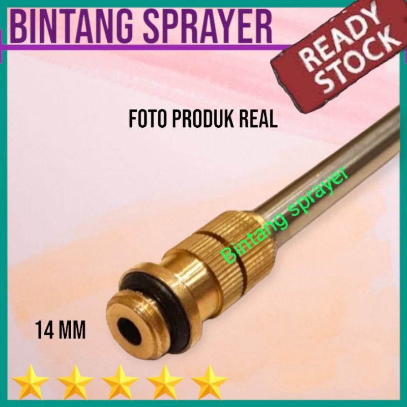 Stik sprayer elektrik bengkok stik teleskopik bengkok manual