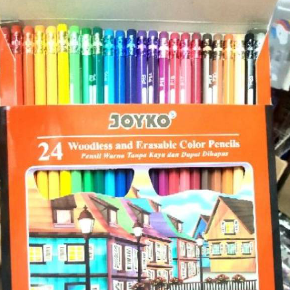 

Terupdate PENSIL WARNA JOYKO ERASABLE BISA DIHAPUS 24 WARNA ORIGINAL Paling Popular