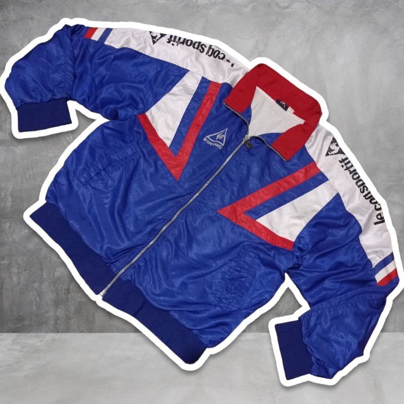 jaket lecoq sportif vintage color block
