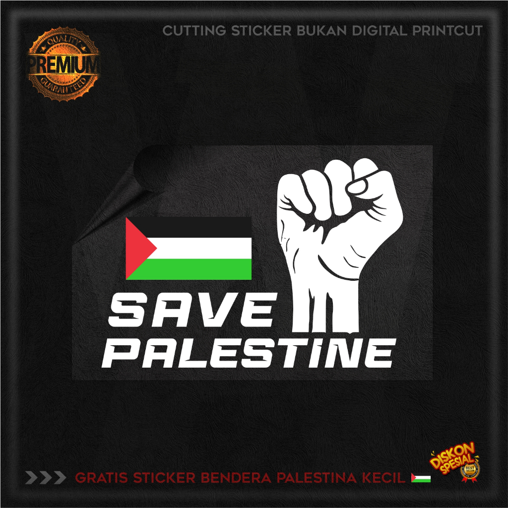 

Cutting Sticker Palestine Bendera Palestina