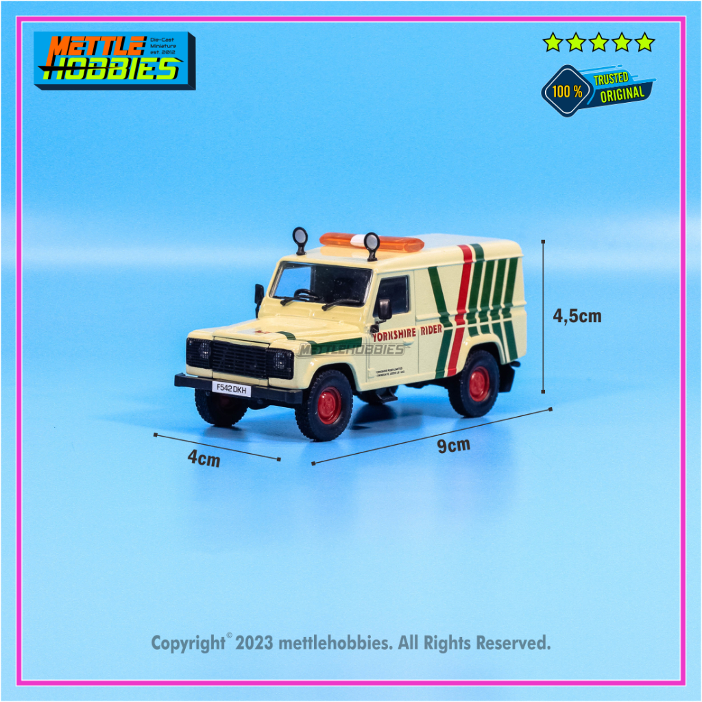 Corgi Land Rover Defender Yorkshire Rider Collector Club Model 2004 Diecast Miniatur Replika Mobil 1