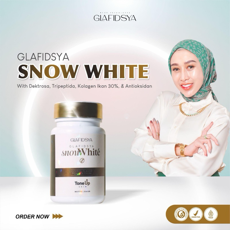 

[BELI 2 FREE GIFT PRODUK] SNOW WHITE TONE UP SKIN | Glafidsya