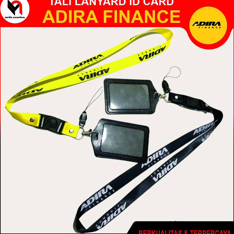 

➙➼✦❃ Tali Lanyard Gantungan ID Card-Holder Leasing kendaraan bermotor ADIRA FINANCE Paket Murah
