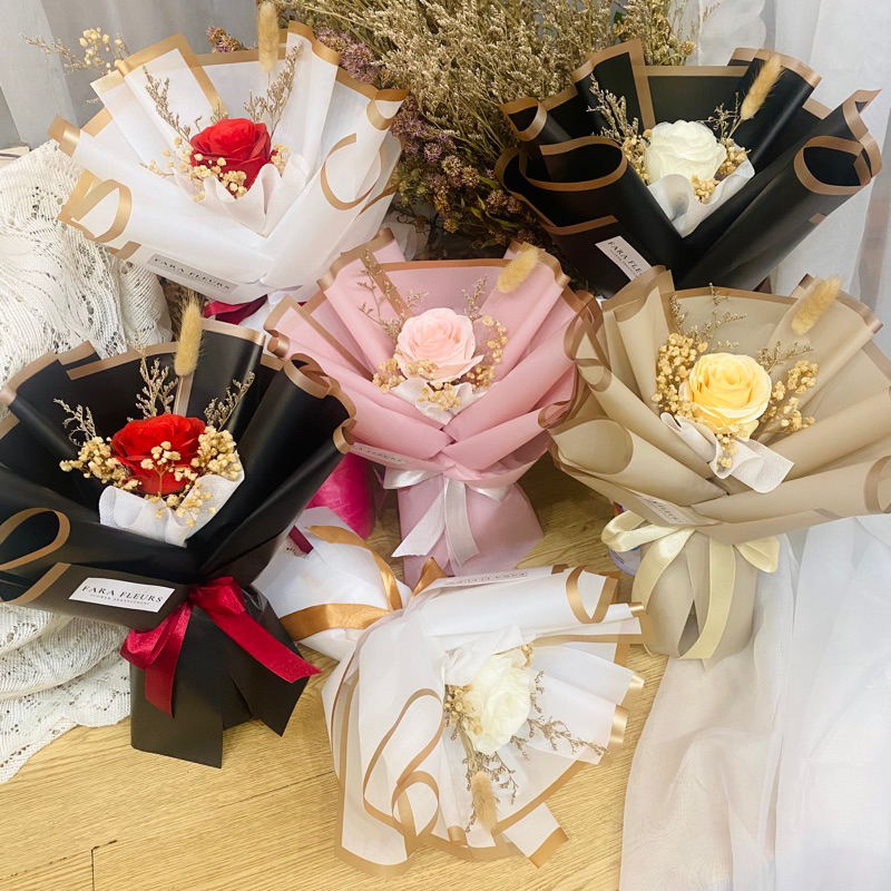 (Bella Single ) Bouquet bunga artificial | buket bunga wisuda | buket bunga palsu | bucket bunga pal