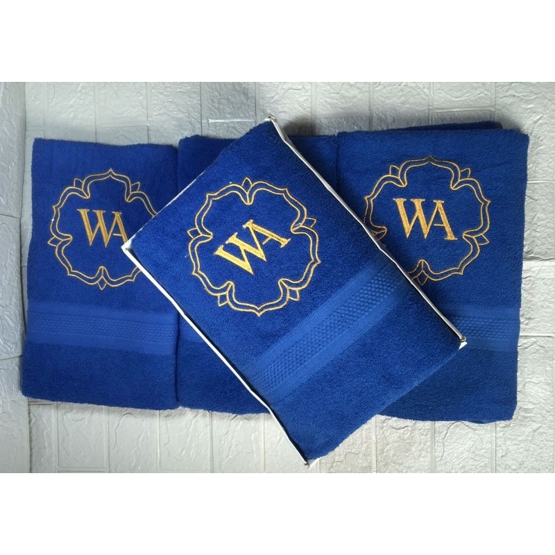 Handuk couple wedding gratis bordir 1 handuk