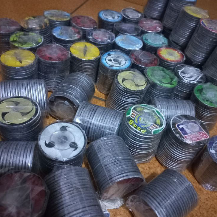 Big Sale 40 keping tazos besi tebal gacoan