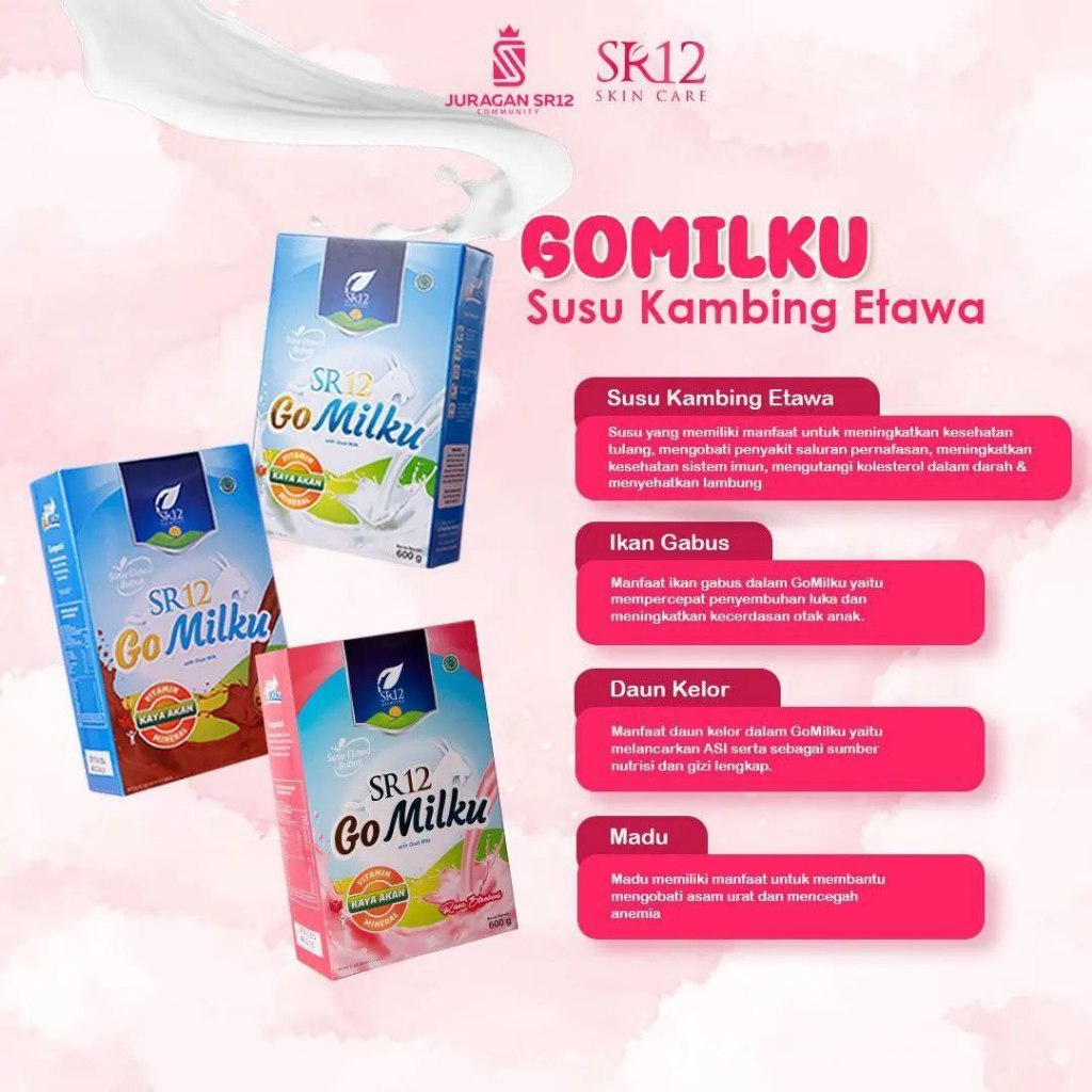 

[AGEN RESMI] BPOM GoMilku SR12 susu kambing tidak bau amis dan tidak prengus