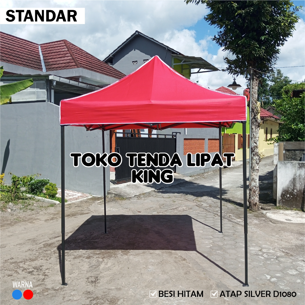 (2x2) Tenda Lipat King Tenda Bazar 2x2 Kuat Murah