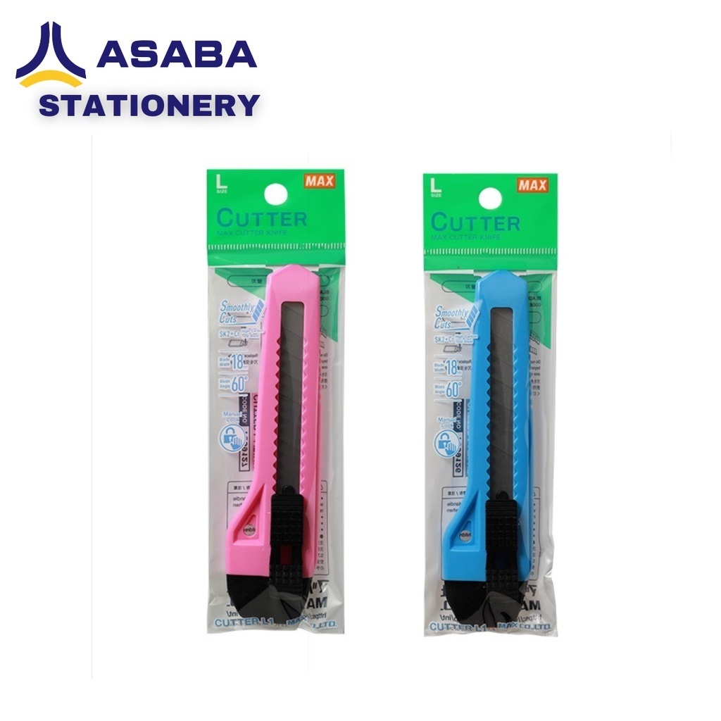 

Asaba Stationery - Cutter/Pisau/Pemotong Max L1 Warna Pastel