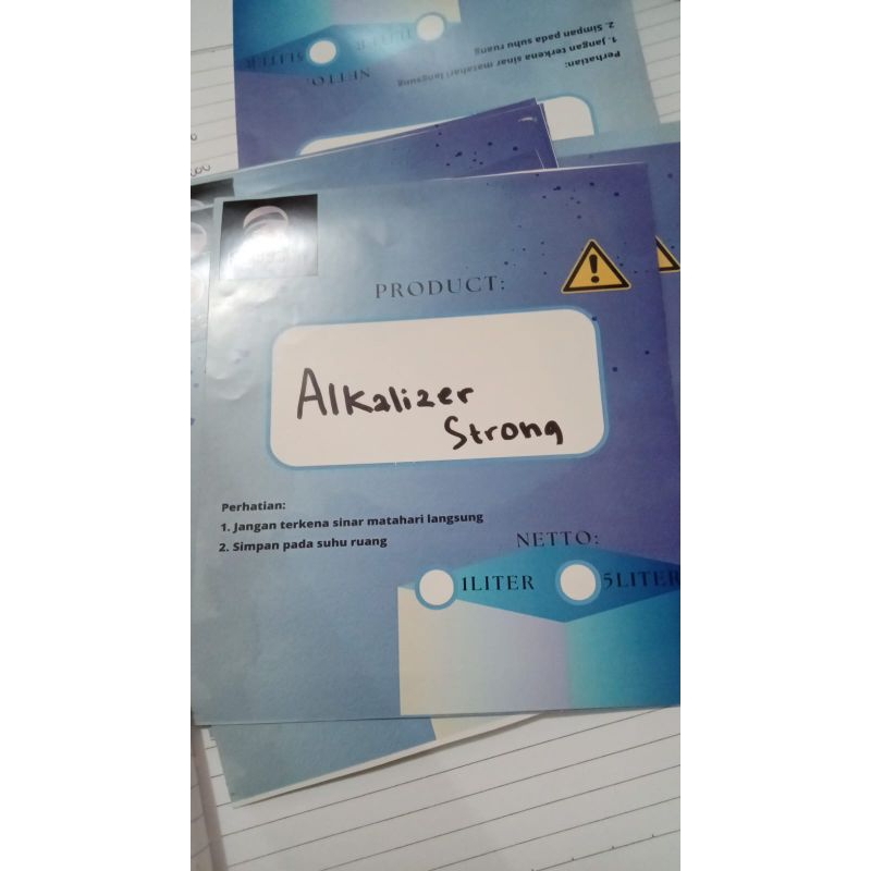 Alkalizer / Alkalite penghilang Noda Darah, jamur noda lainya Kemasan 1 Liter