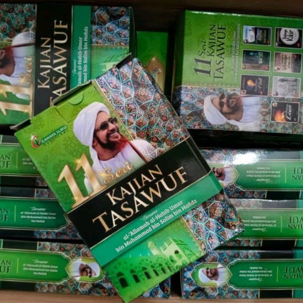seri tasawuf habib umar bin hafidz 11 buku terjemah qobas nuril Mubin box