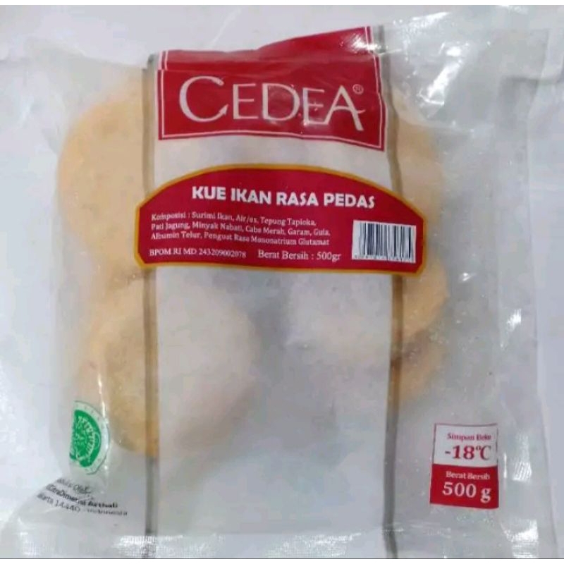 

Cedea Kue Ikan Rasa Pedas 500gr