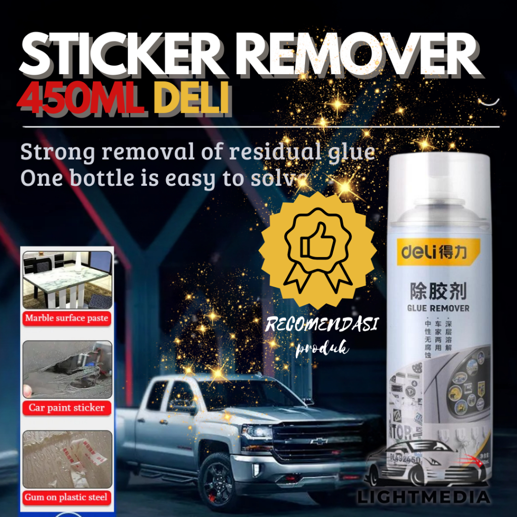 

Sticker Remover Deli 450ml / Glue remover / Pembersih sisa Lem Adhesive remover