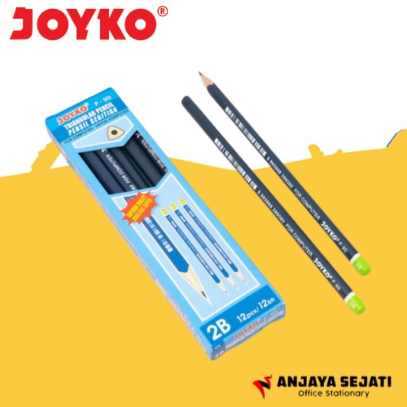 

Pensil 2B Joyko P - 90 ( Segitiga )