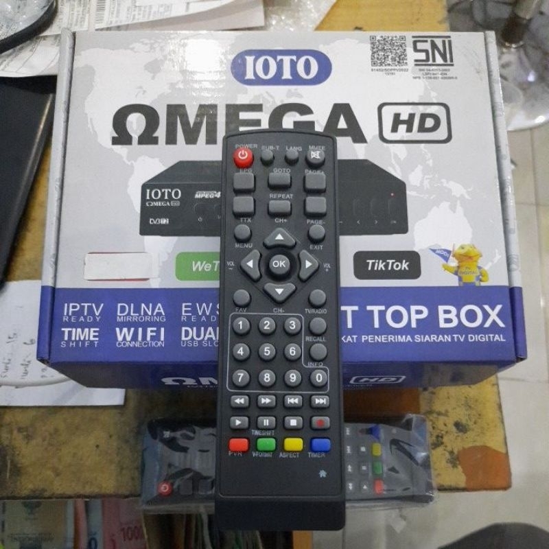 Remote stb ioto omega standar ori Tanpa setting