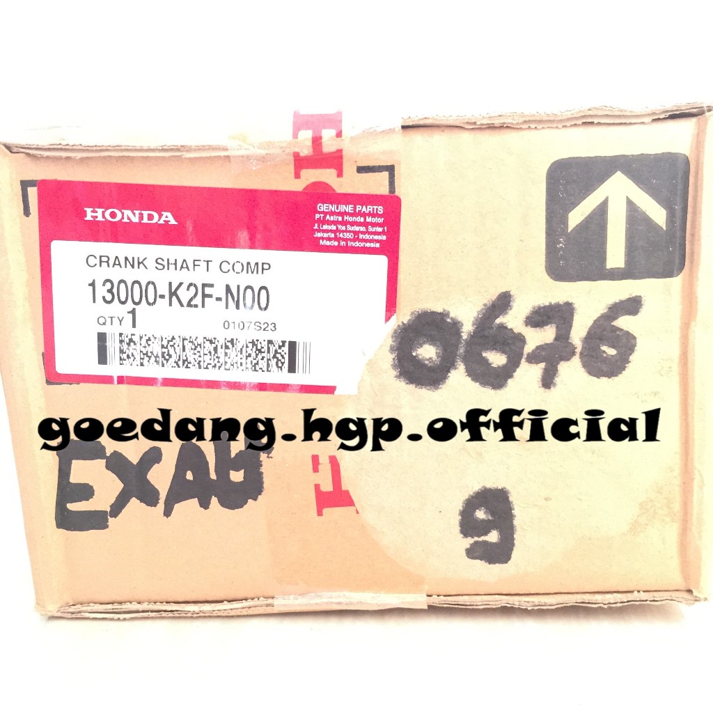 Crankshaft Comp Kruk As SCOOPY K2F ORIGINAL AHM 13000K2FN00