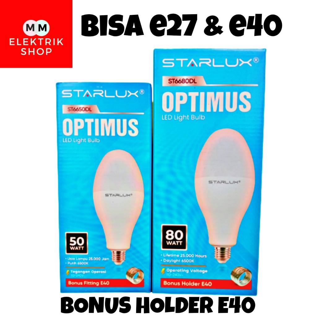 Lampu Led Mercury Optimus E27 E40 Starlux