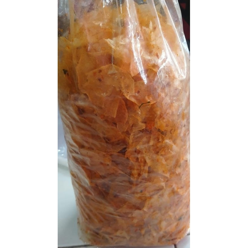 

KERIPIK KACA/KRIPCA RASA PEDAS/SNACK KILOAN BERAT 100 gram jajanan