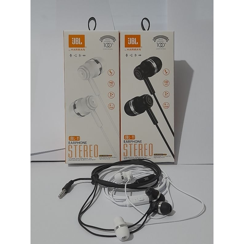 Handsfree Earphone Headset JBL HARMAN JBL-11 Extra Bass