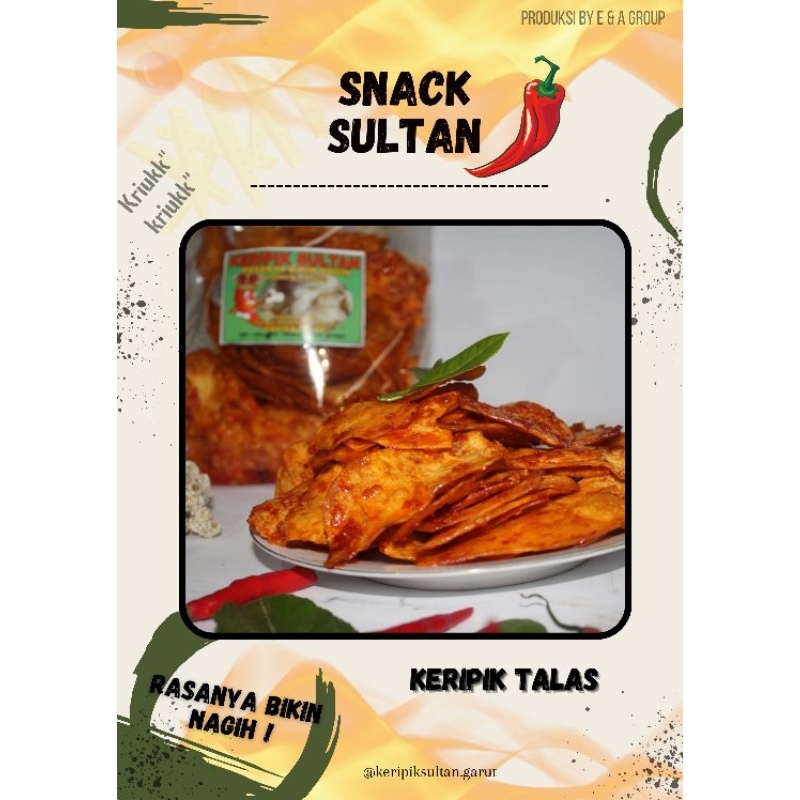 

keripik TALAS by sultan snack