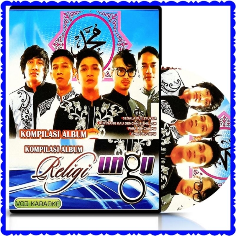 KASET VCD MUSIK ASLI LAGU RELIGI BAND UNGU BISA BUAT KARAOKE-LAGU BANG UNGU RELIGI-LAGU KARAOKE RELI