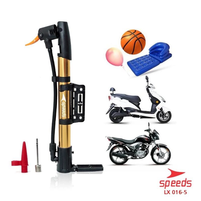 SPEEDS pompa angin ban sepeda atau bola pompa tangan  Pompa Angin Mini bisa untuk memompa Bola, Ban 