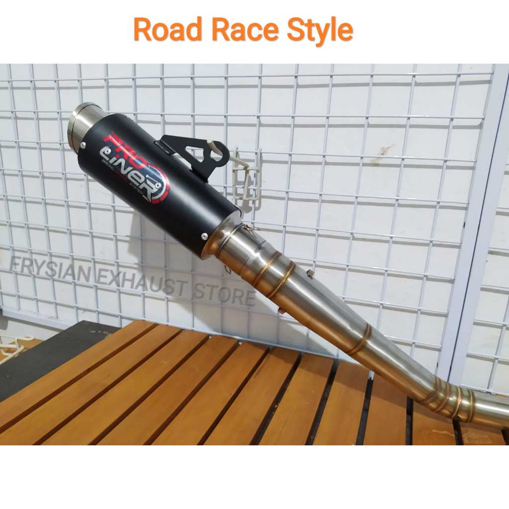 Knalpot Road Race Jupiter Mx King 135 150 New Old Satria Fu Fi Proliner TR1 Fullsystem